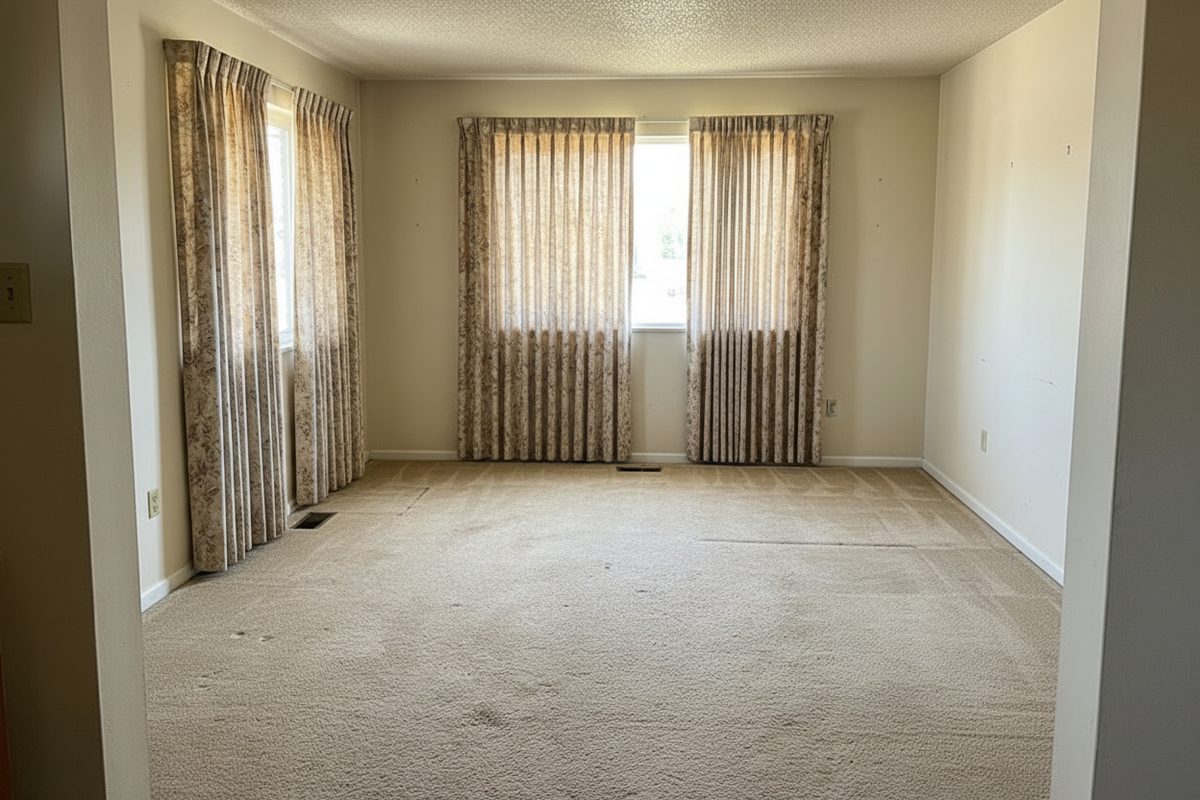 After: estate living room