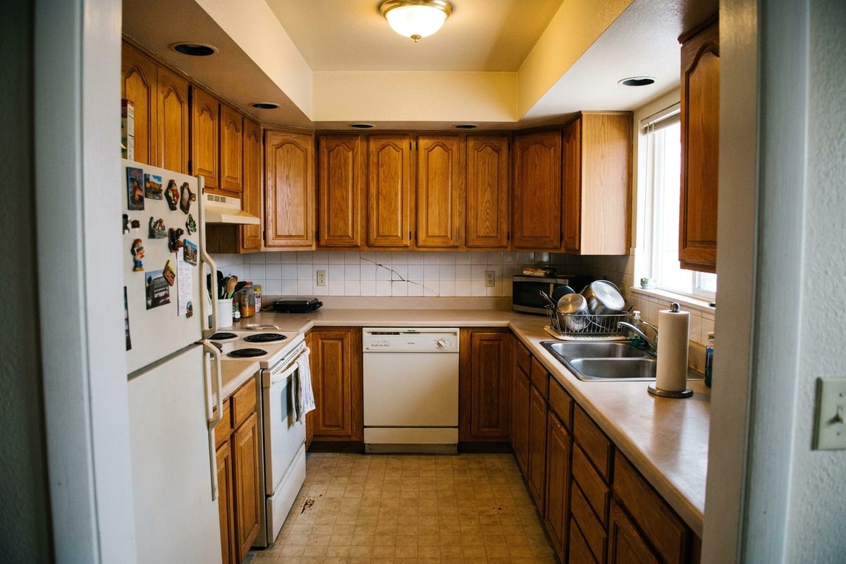 Before: kitchen strip-out