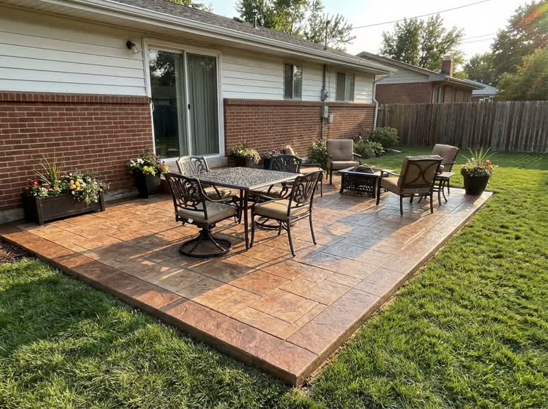 Patio Installation After