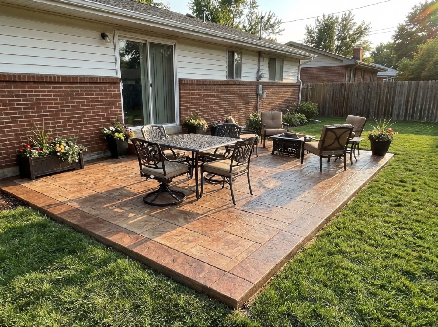 Patios & stamped concrete